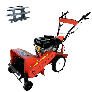 Quality Mini Gasoline Agricultural Rotary Ploughing Machine Walk Behind Hand Tractor Land Cultivating Lawn Mower Weeding Machine - Product Image 4