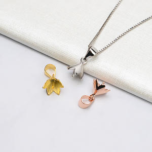 Chaîne de clavicule en argent S925, 6 pièces, pendentif, perle AKOYA de 9 mm incrustée, plateau vide, composants de bijoux DIY pour femmes, bandeau - Product Image 3