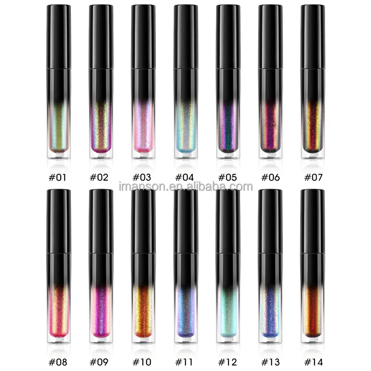 Nuovo arrivo Lip Makeup Waterproof Duochrome Shiny Lip Gloss rossetto liquido Chameleon Lipgloss