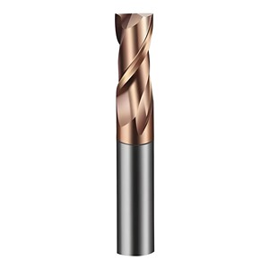 High-Speed Precision 2-Flute Solid Carbide <strong>End</strong> <strong>Mill</strong> Anti-Vibration High Helix Milling Cutter <strong>for</strong> Aluminum <strong>Copper</strong> Finishing - Product Image 2