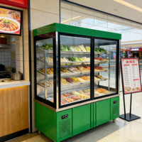 Refrigerador para Vegetales Spicy Hot Pot con Enfriamiento por Compresor, Pantalla Digital, 3 Puertas, Uso Comercial