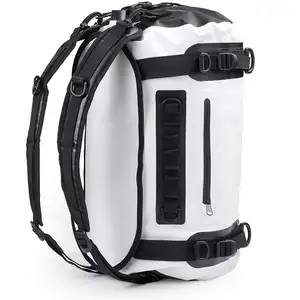 LE CITY Wholesale custom logo large capacity white roll top duffel dry bag backpack waterproof