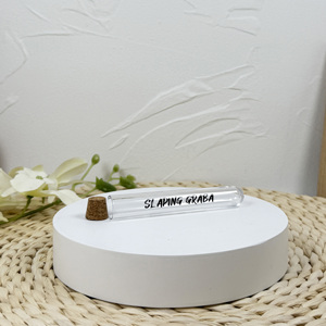 Plástico transparente de 30ml, 40ml, 50ml para recipientes tubulares con tapa de aluminio y logotipo personalizable para almacenamiento de nueces y galletas dulces - Product Image 2