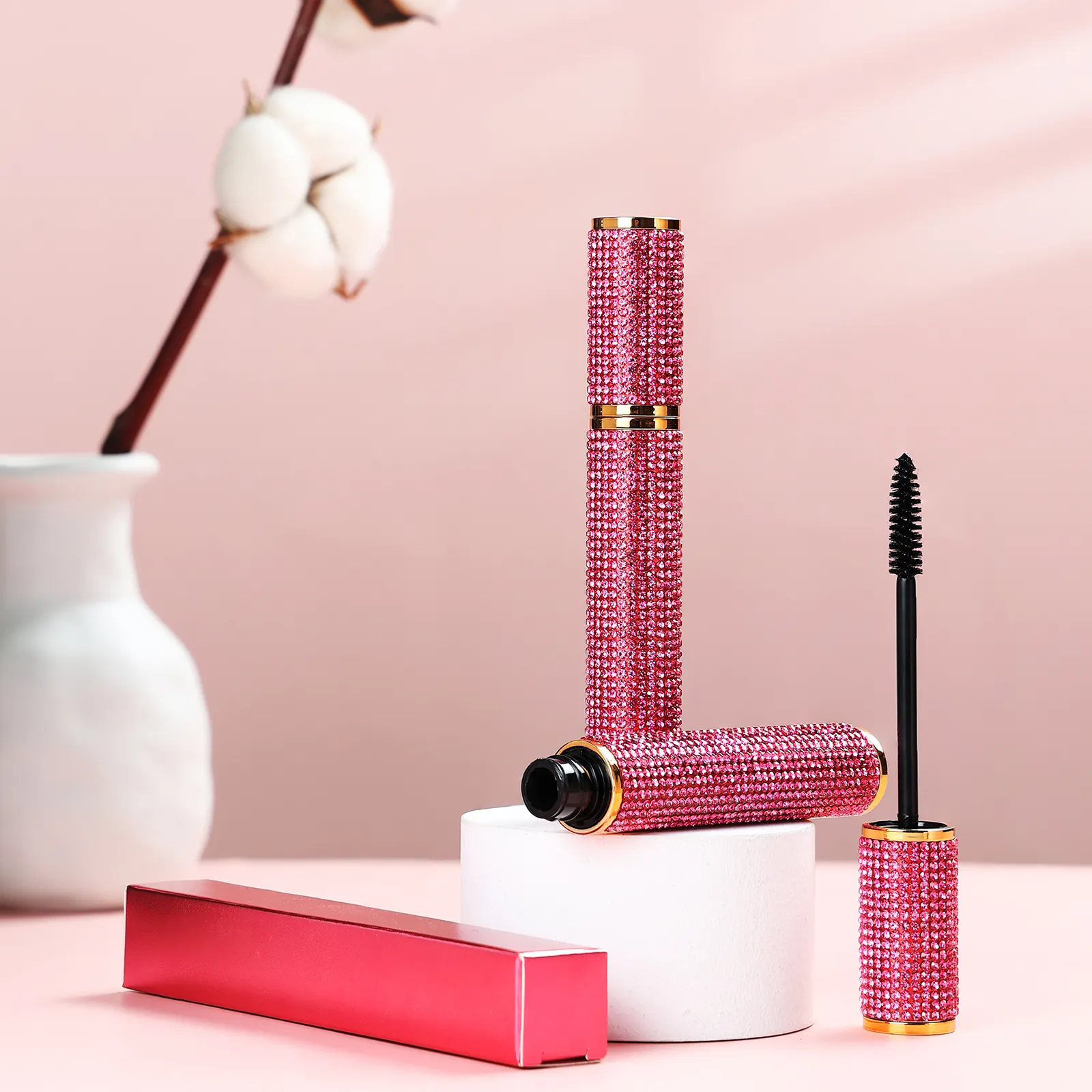 Mascara Trang Điểm Mascara Làm Sạch Không Độc Hại Không Độc Hại Màu Đen Nhiều Công Thức Có Thể Xây Dựng