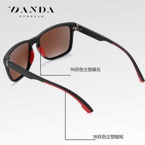DANDA <b>Men</b> Sunglasses S12102 TR Frame Polarized UV400 Rectangle Light Weight Driving Eyewear - Product Image 4