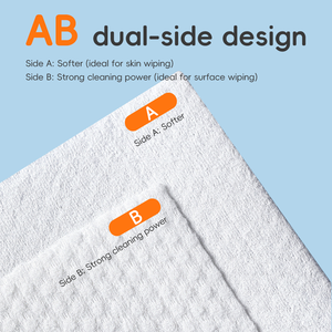 Lingettes pour bébé jetables en tissu non tissé spunlace bleu personnalisées, 80 pièces, <span class=keywords><strong>sans</strong></span> <span class=keywords><strong>alcool</strong></span>, prix d'usine - Product Image 4