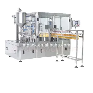 High accuracy Automatic 2-10 filling nozzles liquid drink spout pouches for 300 and 500 ml filling and capping machine