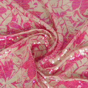 Lihuan <span class=keywords><strong>2025</strong></span> Châu Âu Sang Trọng Hoa <span class=keywords><strong>Polyester</strong></span> Căng Lưới In Kỹ Thuật Số Sequins Thêu Vải Ren Sequin Vải Cho Ăn Mặc - Product Image 2