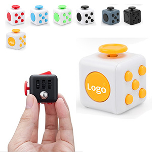 Cube anti-stress personnalisé de qualité supérieure en ABS, design portable pour adultes et enfants, stimule la concentration, la productivité, gadget anti-stress - Product Image 2