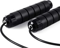 Cuerda de Saltar Profesional de PVC de Alta Velocidad con Sensor, Ajustable, Antienredos, para Gimnasio, Fitness, Entrenamiento Deportivo en Casa, Cable Delgado de Espuma