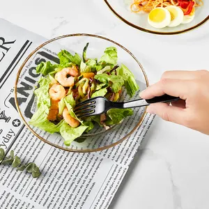 Großhandel umwelt freundliche Pp Kunststoff Besteck Set Salat Einweg Besteck Kunststoff Gabel Messer Löffel
