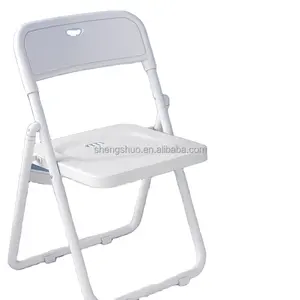 Beyaz reçine plastik katlanır kahve açık bahçe için yemek sandalyeleri toptan ucuz Pp malzeme plastik sandalye