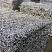 Grillage Gabion en Fil de Fer Galvanisé à Chaud Tressé, Revêtement PVC, Motif Diamant, pour Mur de Soutènement et Jardinage KaKing