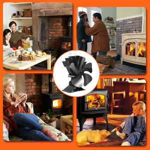 VODA 5 lames meilleur économique sans batterie chauffage <span class=keywords><strong>thermoélectrique</strong></span> poêle à bois <span class=keywords><strong>ventilateur</strong></span> - Product Image 4