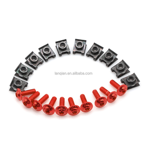 Accesorios para Motocicleta, Kit de Tornillos y Tuercas para Carenado, Clips de Fijación, Tornillos KX125 para <span class=keywords><strong>Kawasaki</strong></span> <span class=keywords><strong>KX</strong></span> 125 2001-2005 2004 2003 <span class=keywords><strong>2002</strong></span> - Product Image 6