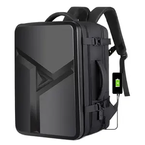 고품질 방수 비즈니스 가방 남자 하드 쉘 컴퓨터 다시 팩 스마트 Usb 포트