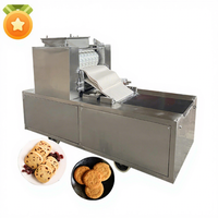 Machine automatique à biscuits rotatifs miniatures pour chiens, machine à biscuits au millet, machine à biscuits aux noix manuelle complète