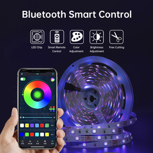 Telecomando a <span class=keywords><strong>44</strong></span> Tasti con Striscia <span class=keywords><strong>LED</strong></span> RGB da 5m 30LED/60LED IP20/IP65 Impermeabile per Retroilluminazione TV con App Musicale - Product Image 3