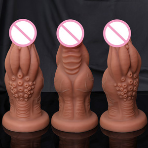 Scarletsin D-10-5 Jouets sexuels anaux en silicone Monstre tentaculaire liquide avec base de ventouse pour gode Plug <span class=keywords><strong>anal</strong></span> pour hommes et femmes Taille XXL - Product Image 4