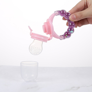 Chupete de alimentación de frutas <span class=keywords><strong>para</strong></span> bebés, silicona de grado alimenticio, <span class=keywords><strong>3</strong></span> tamaños, sonajero, campana, juguetes <span class=keywords><strong>para</strong></span> dentición, mordedor <span class=keywords><strong>para</strong></span> bebés - Product Image 1