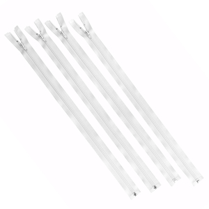 Cremallera Blanca de Nailon para Tiendas de Campaña, Suéteres, Vestidos, 20 22, Resistente, Reemplazo de Cremallera Kcc, Cremalleras de Nailon - Product Image 1
