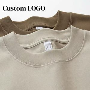 เสื้อยืดคัสตอม 280 กรัม ผ้าฝ้าย 100% คอกลม เรียบง่าย สไตล์ลำลองสำหรับผู้ชาย - Product Image 3