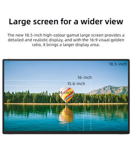 Écran LCD TFT industriel PJ185FPC neuf, rapport de contraste 1000:1, anti-poussière, rétroéclairage LED, 100% SRGB pour terminal monté en rack - Product Image 5
