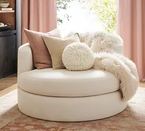 Runder eiförmiger Stuhl moderne Sofas runde Couch möbel Innen sofa für kleines Wohnzimmer