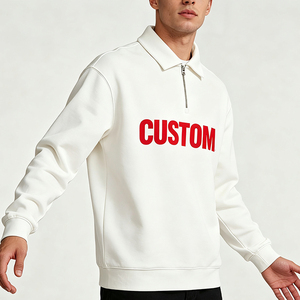 <span class=keywords><strong>Sudadera</strong></span> Personalizada de Alto Rendimiento con Cierre de Cremallera de 1/4, Cuello Personalizado, Alta Calidad, Tallas Grandes para Hombre - Product Image 3