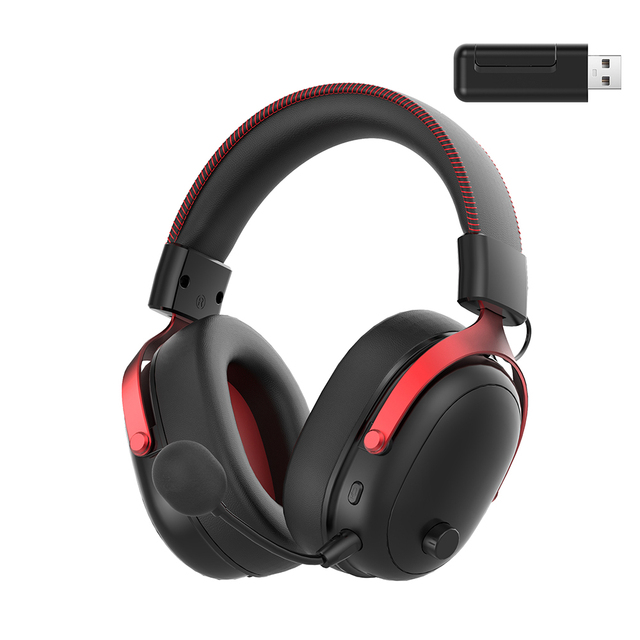 New Unique Design LCD Display Wireless Triple Mode Gaming Headphone 2.4G BT Wireless Headset with USB & Type C Plug Bulk GM04S