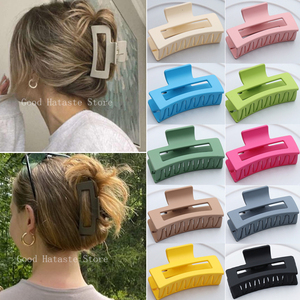 अनुकूलित प्लास्टिक बाल पंजे बाल क्लिप Headwear बड़े आकार बाल के लिये कांटा केकड़ा बारित फैशन आभूषण बाल सामान - Product Image 6