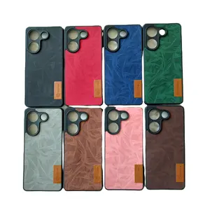 Factory wholesale Anti-fall Leather Cover Tpu Material phone case suitable for TEC SPARK 20 PRO PLUS back cover