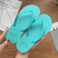 6043 Claquettes Simples Couleur Unie pour Femme – Tongs Décontractées d'Été Antidérapantes pour Couple – Claquettes de Plage Respirantes