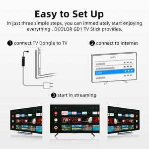 DCOLOR GD1 Android TV Stick, Quad Core, WiFi, Reproductor Multimedia de Señalización Digital, Alternativa a Fire Stick - Product Image 3