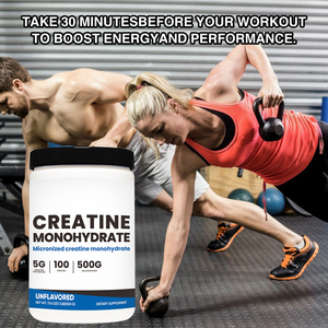 Olli Pure Creatine Monohydraat Poeder Spieropbouwende Supplement Creatine Monohydraat Poeder - Product Image 5