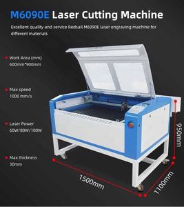 Redsail Graveur et découpeur laser CO2 60W super facile à utiliser, économique mais performant, pour matériaux non métalliques avec CE - Product Image 4