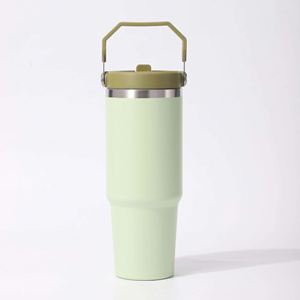 <b>Double</b> <b>Wall</b> Vacuum Stainless Steel Drink <b>Cup</b> with Easy Grip Handle, 20oz Travel Tumbler for <b>Coffee</b> Water and Tea - Product Image 2