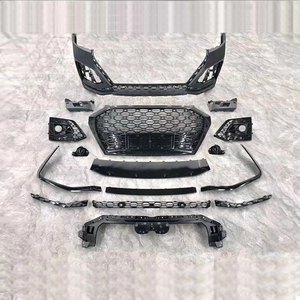 Parachoques Delantero Estilo RS8 con Rejilla de Panal Negro Brillante para Audi Q5 SQ5 B9.5 2022-2025, Kit de Conversión de Carrocería Facelift - Product Image 2