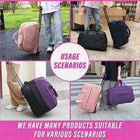 Sac de voyage à roulettes à faible MOQ, pratique, au design minimaliste et spécial, portable, tendance