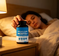 120 Comprimés de supplément d'inositol végétalien |   Myo D-Chiro Inositol avec Folate et Vitamine D pour l'équilibre hormonal féminin