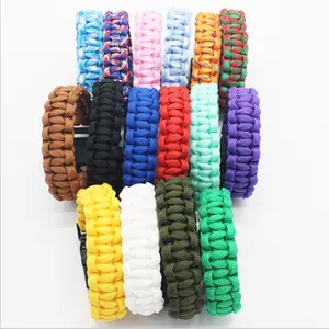 Pulsera duradera de 7 hebras, cordón de Paracord multiusos para botella de agua