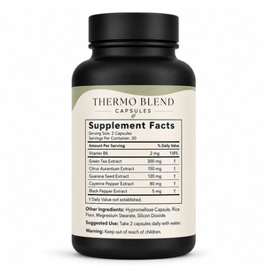 Capsules brûle-graisses pour adultes, véganes, sans gluten, formule premium, soutien immunitaire, gestion du poids, biologiques, 60 capsules - Product Image 6