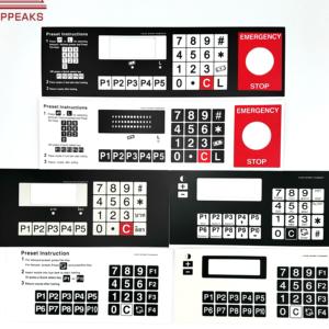 Autocollants de clavier de distributeur de mazout préréglés de haute qualité pompe à essence autocollant de clavier Tatsun - Product Image 3