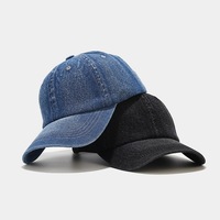 Nueva Gorra de Béisbol Unisex de Lujo Vintage de PVC y Mezclilla, Gorra Plana Suave, Lisa, Ajustable, Informal, para Verano, Protección Solar, Venta al Por Mayor