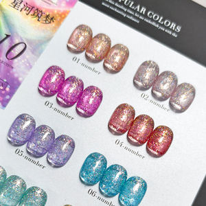 Vernis brillant AILANUO – Couleurs fluorescentes tendance été – Marque privée – Gel UV super flash néon réfléchissant effet disco - Product Image 4