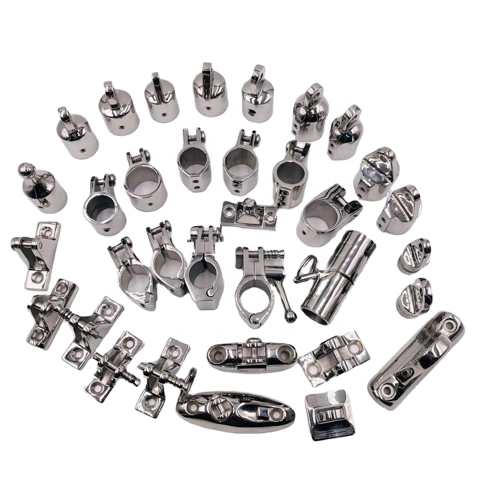 POFET 1Pcs 316 Rvs Pijp Eye End Cap Bimini Top Fitting Hardware Marine Boot Jacht 25mm