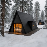 Cabine Modulaire Exécutive S500 en A-Frame pour Opérateurs, pour Projets de Fabrication en Usine et de Propriétés de Loisirs Rurales en Région Estuaire