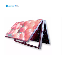 Letrero Publicitario LED Impermeable de Doble Cara, Pantalla LED para Exteriores P4 P4 P5 SMD con Apertura Frontal
