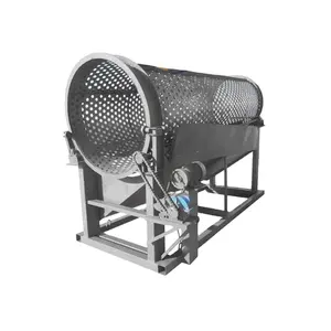 Large vibrating sand and gravel separator