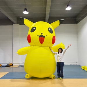 Vente flash : Modèle gonflable <span class=keywords><strong>Pikachu</strong></span>, costume de mascotte <span class=keywords><strong>Pikachu</strong></span> gonflable, personnage de dessin animé gonflable pour la publicité - Product Image 1